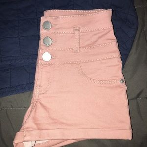 Mauve Jean shorts